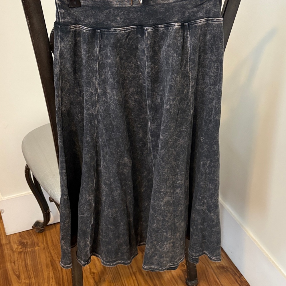 Hard Tail Charcoal A-Line Skirt